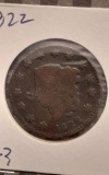 1822 LARGE CENT