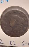 1824 LARGE CENT G+