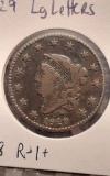 1829 LARGE CENT F