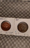 2-1851 LARGE CENTS VG-F