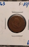 1863 CIVIL WAR TOKEN WASHINGTON/EXCHANGE