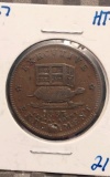 1837 HARD TIMES TOKEN