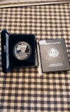 1997 SILVER EAGLE IN HOLDER PF