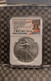 2021 TYPE-1 SILVER EAGLE NGC MS69 EMERGENCY PRODUCTION