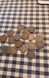 LOT OF 18 INDIAN HEAD CENTS