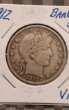 1912 BARBER HALF VF+ BOLD LIBERTY