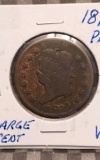 1814 PLAIN-4 LARGE CENT VG