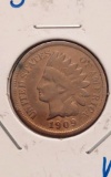 1909S INDIAN HEAD CENT VF+