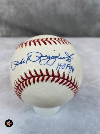 Phil Rizzuto Signed and Inscribed HOF 94 Baseball