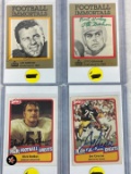 HOF Football Immortals/Greats Signed Card Lot of 4 - JSA Certs