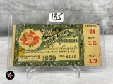 1950 Rose Bowl Ticket Stub - Ohio State vs. California