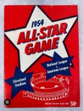 1954 All-Star Game Program at Cleveland Stadium