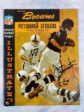 1964 Browns vs. Steelers Program w/Autos