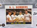 1964 Topps #331 A.L. Bombers w/Mantle & Maris