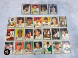 1952 Topps Baseball Low Series Lot of 25
