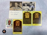 Joe, Dom, Willie and HOF'ers Autograph Collection