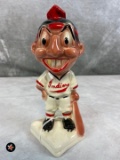 Late 1940's Cleveland Indians Stanford Pottery Gold Tooth - NICE!!