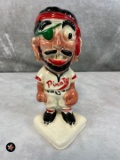 Late 1940's Pittsburgh Pirates Stanford Pottery Gold Tooth - NICE!!