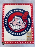 1963 All-Star Game Program and (3) Tickets Cleveland Indians