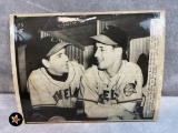 Important 1948 World Series Press Photo Bob Feller Boudreau