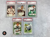 1950's and 1960's Cleveland Browns PSA Graded Cards