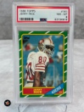 1986 Topps #161 Jerry Rice RC PSA Graded