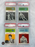 1961 Fleer Basketball Syracuse Nationals Lot of 4 PSA Graded