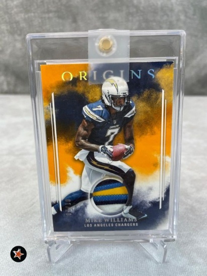 2017 Panini Origins Mike Williams Rookie 4 Color Jersey Patch 01/10 !!!