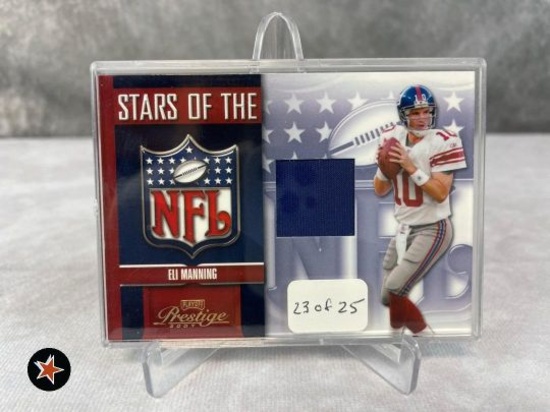 2007 Prestige Stars of The NFL Eli Manning Game Used Jersey 23/25