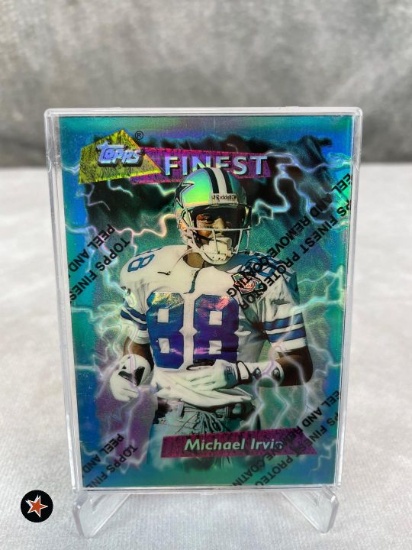 1995 Topps Finest Booster #186 Michael Irvin w/ Coating