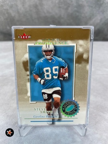 2007 Fleer Authority Rookie Prominence GOLD Steve Smith 54/75 RC