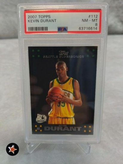 2007 Topps Kevin Durant - PSA 8