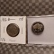 1916D BUFFALO NICKEL G AND 2005S BISON NICKEL PROOF