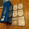 LOT OF 6 SLABBED JEFFERSON NICKELS WITH PCGS BOX