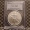 2008 WEST POINT BURNISHED SILVER EAGLE PCGS MS69