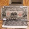 1901 BLACK BISON $10. U.S. NOTE RARE VF