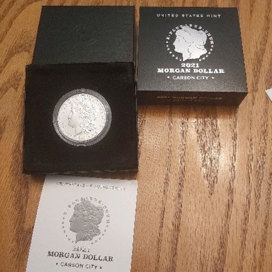 2021CC MORGAN DOLLAR IN HOLDER