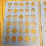 93 LINCOLN CENTS IN 2 FOLDERS 1909-1958