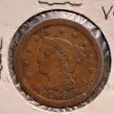 1849 LARGE CENT VG+