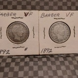 2-1892 BARBER QUARTERS VF