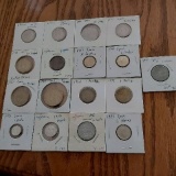 LOT OF 17 SPAIN COINS