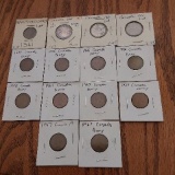 LOT OF 14 CANADIAN COINS