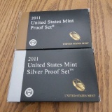 2011 SILVER AND CLAD PROOF SETS