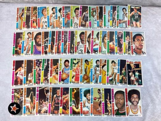 1976 - 1977 Topps Basketball Lot of 54, Barry, Bradley, others