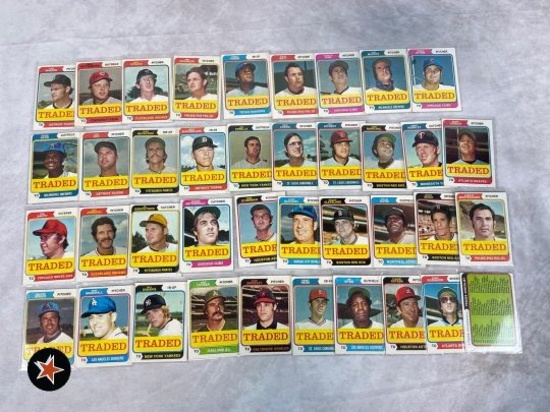 1974 Topps Traded Complete Set