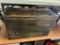 Antique Wooden Toolbox with misc contents