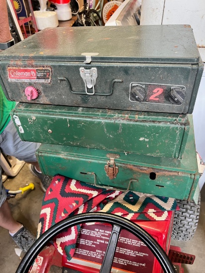 3 Vintage Coleman Camp stoves