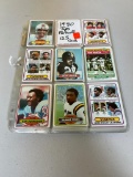 125 cards, 1980 Topps Football