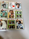 125 Total cards of 1979 Topps Football