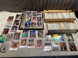 Basketball Lot of 25 stars in Toploaders, 1000+ set builders and Notebook with 450 cards